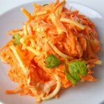 Салат морковь с сыром