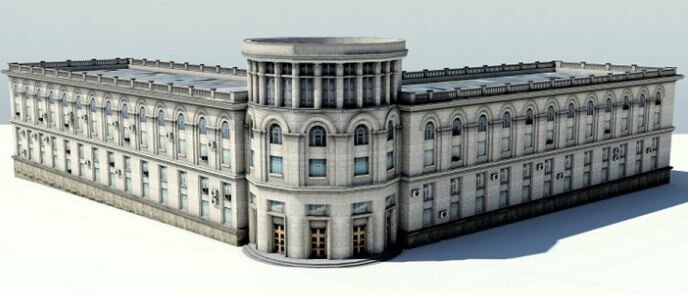3D модель здания
